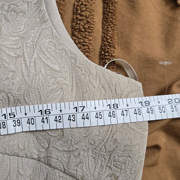 Danny & Nicole Vtg Y2K Romantic Fem Cottage Embroidered Sheer High Low Dress 10 - Picture 11 of 12